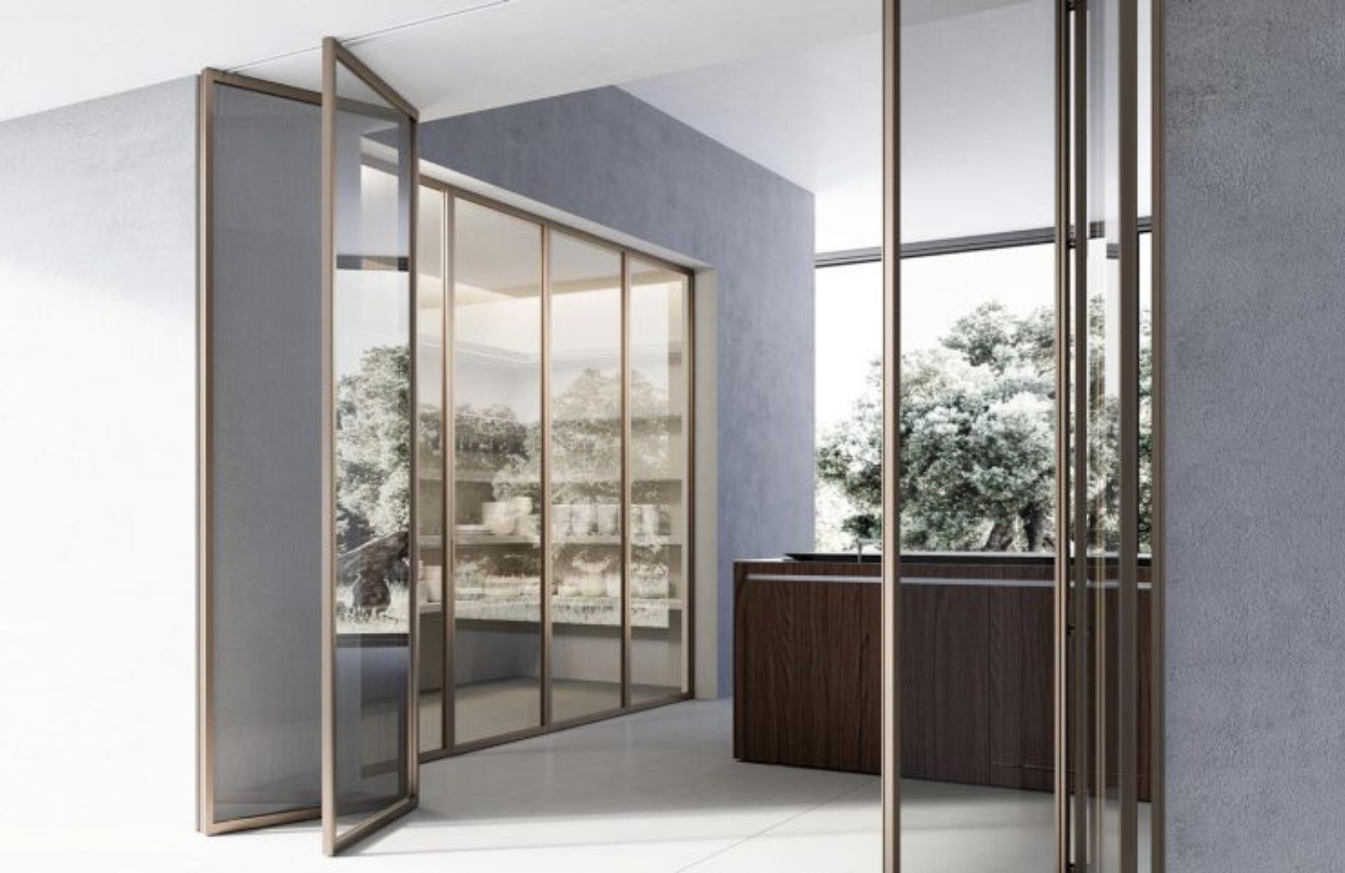 Vetrate a pacchetto per terrazze