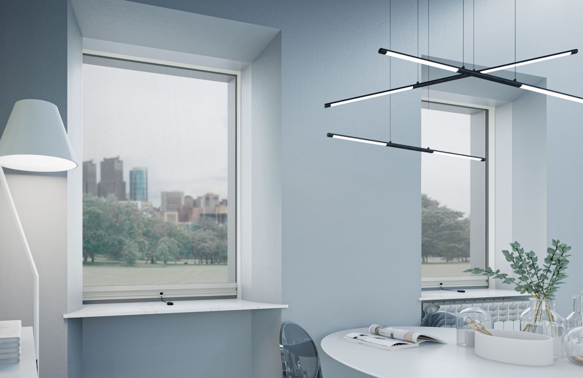 Zanzariere scorrevoli per grandi aperture